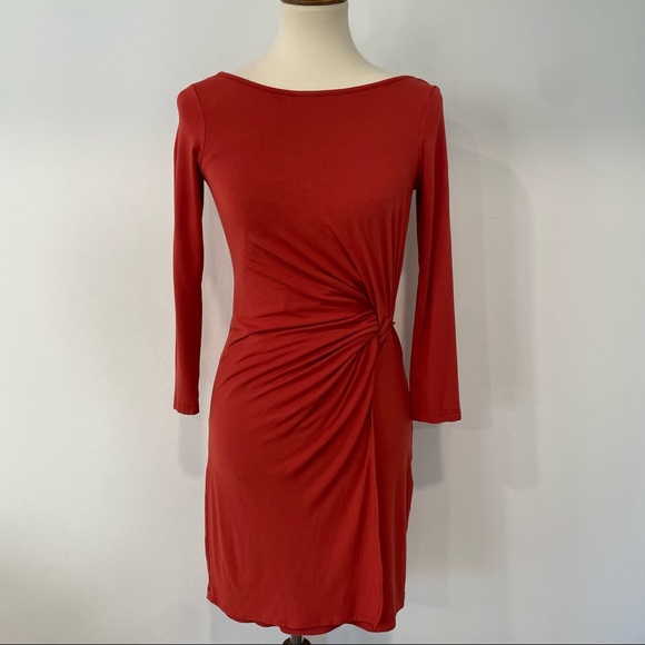 Ganni Wrap Knot Mini dress size Small - Picture 2 of 6